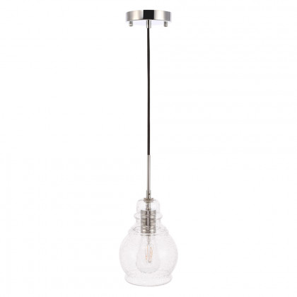 Elegant Pendant Light - Chrome, L 6.25" (LD6202C)