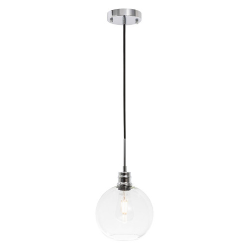 Elegant Pendant Light - Chrome, L 8" (LD6205C)