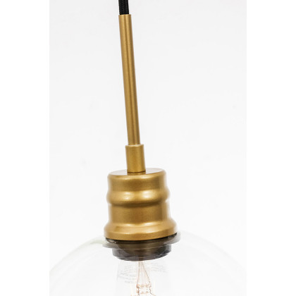 Elegant Pendant Light - Brass, L 8" (LD6206BR)