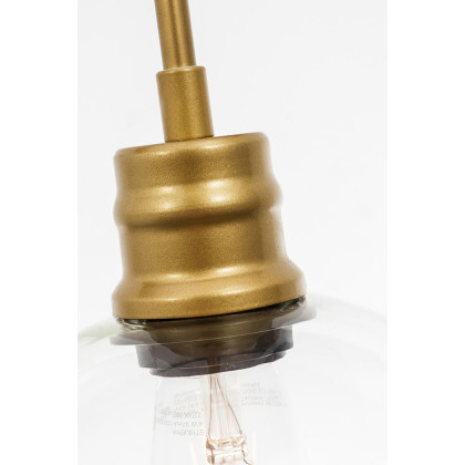 Elegant Pendant Light - Brass, L 8" (LD6206BR)