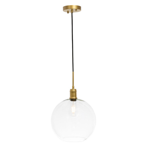 Elegant Pendant Light - Brass, L 12.5" (LD6209BR)