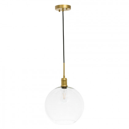Elegant Pendant Light - Brass, L 12.5" (LD6209BR)