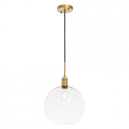 Elegant Pendant Light - Brass, L 12.5" (LD6209BR)