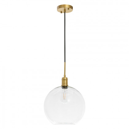 Elegant Pendant Light - Brass, L 12.5" (LD6209BR)