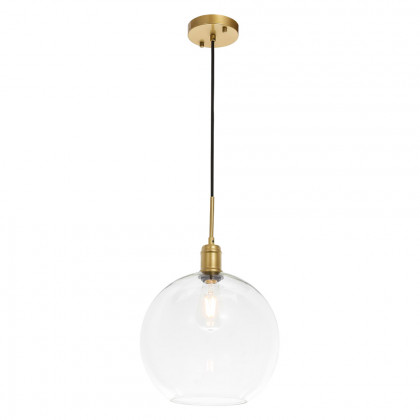 Elegant Pendant Light - Brass, L 12.5" (LD6209BR)