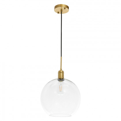 Elegant Pendant Light - Brass, L 12.5" (LD6209BR)