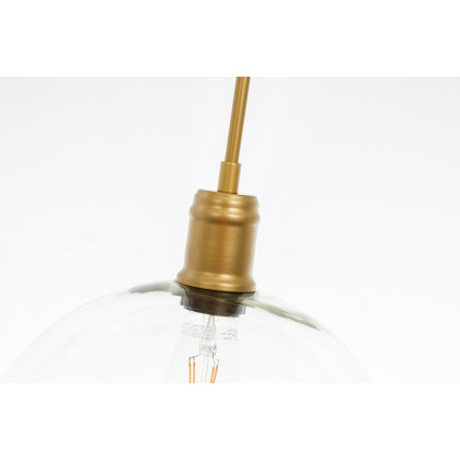 Elegant Pendant Light - Brass, L 12.5" (LD6209BR)