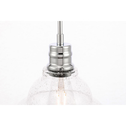 Elegant Pendant Light - Chrome, L 8.5" (LD6217C)