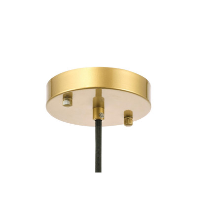 Elegant Pendant Light - Brass, L 8.5" (LD6218BR)