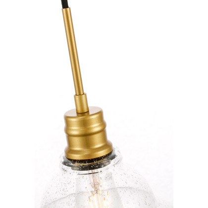 Elegant Pendant Light - Brass, L 8.5" (LD6218BR)
