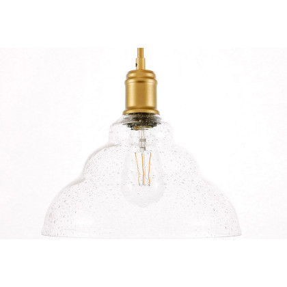 Elegant Pendant Light - Brass, L 11" (LD6221BR)