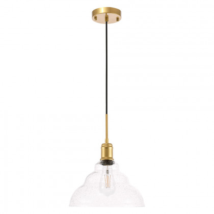 Elegant Pendant Light - Brass, L 11" (LD6221BR)