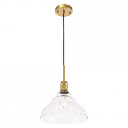 Elegant Pendant Light - Brass, L 11" (LD6221BR)