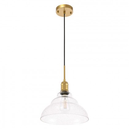 Elegant Pendant Light - Brass, L 11" (LD6221BR)