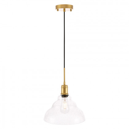 Elegant Pendant Light - Brass, L 11" (LD6221BR)