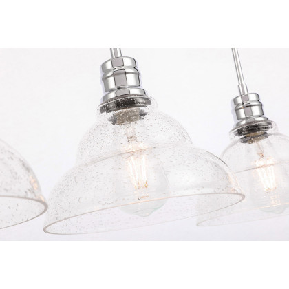 Elegant Pendant Light - Chrome, L 34.5" (LD6223C)