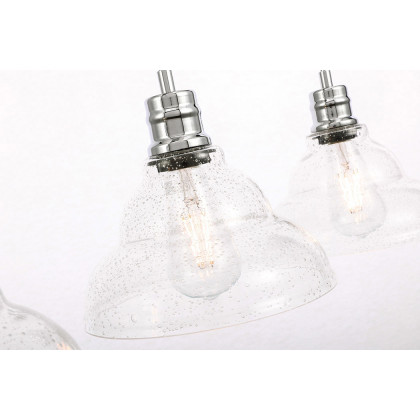 Elegant Pendant Light - Chrome, L 34.5" (LD6223C)