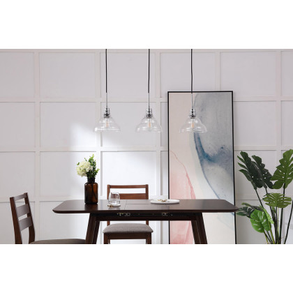 Elegant Pendant Light - Chrome, L 34.5" (LD6223C)
