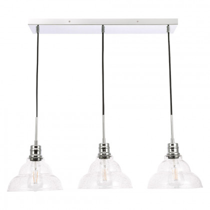 Elegant Pendant Light - Chrome, L 34.5" (LD6223C)