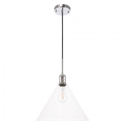Elegant Pendant Light - Chrome, L 13.75" (LD6229C)