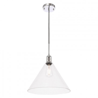 Elegant Pendant Light - Chrome, L 13.75" (LD6229C)