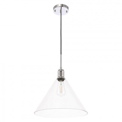 Elegant Pendant Light - Chrome, L 13.75" (LD6229C)