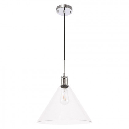 Elegant Pendant Light - Chrome, L 13.75" (LD6229C)