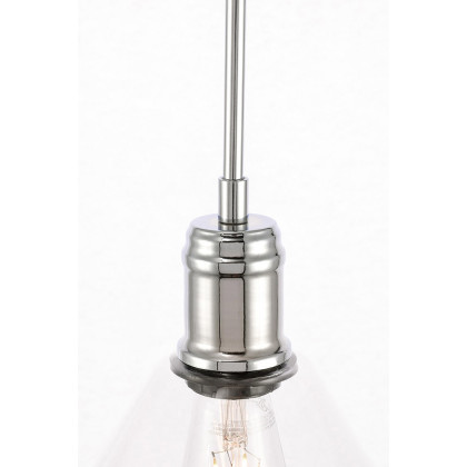 Elegant Pendant Light - Chrome, L 13.75" (LD6229C)