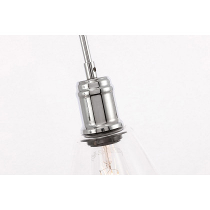 Elegant Pendant Light - Chrome, L 36" (LD6232C)