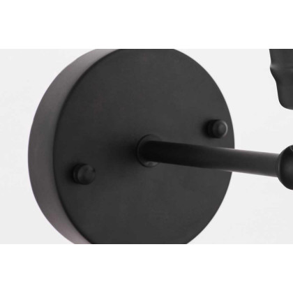 Elegant Wall Sconce - Black/Matte Glass (LD6237BK)