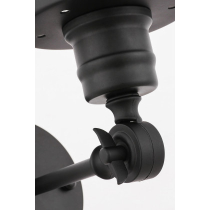Elegant Wall Sconce - Black/Matte Glass (LD6237BK)