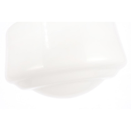 Elegant Flush Mount Light - Black/Glass Matte, L 11" (LD6243BK)
