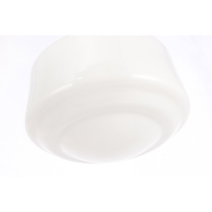 Elegant Flush Mount Light - Black/Glass Matte, L 8" (LD6249BK)