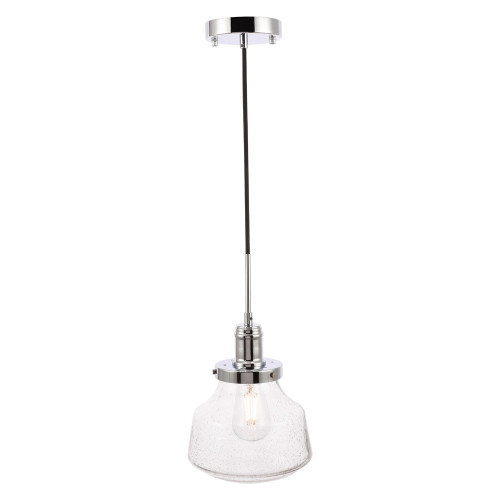Elegant Pendant Light - Chrome, L 8" (LD6253C)