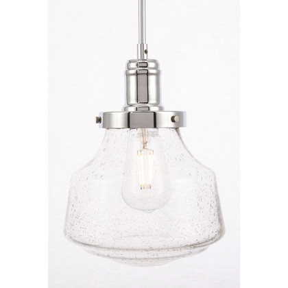 Elegant Pendant Light - Chrome, L 8" (LD6253C)