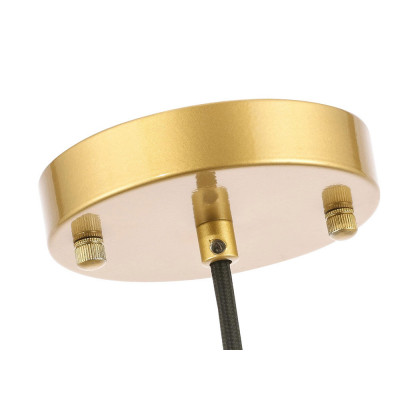 Elegant Pendant Light - Brass/Glass Matte, L 11" (LD6263BR)