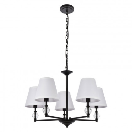 Elegant Bethany 5 Lights Pendant - Black (LD7024D25BK)