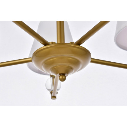 Elegant Bethany 5 Lights Pendant - Brass (LD7024D25BR)