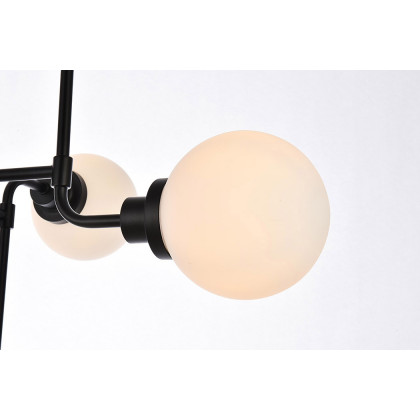 Elegant Hanson 8 Lights Pendant - Black (LD7038D36BK)