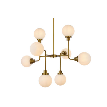 Elegant Hanson 8 Lights Pendant - Brass (LD7038D36BR)