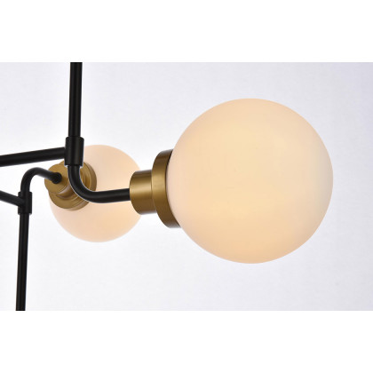 Elegant Hanson 8 Lights Pendant - Satin Nickel (LD7038D36BRB)