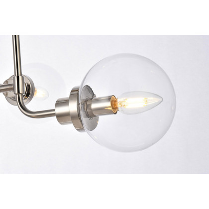 Elegant Hanson 8 Lights Pendant - Polished Nickel (LD7039D36PN)