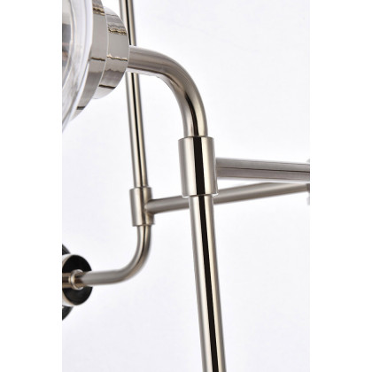 Elegant Hanson 8 Lights Pendant - Polished Nickel (LD7039D36PN)