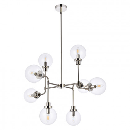 Elegant Hanson 8 Lights Pendant - Polished Nickel (LD7039D36PN)