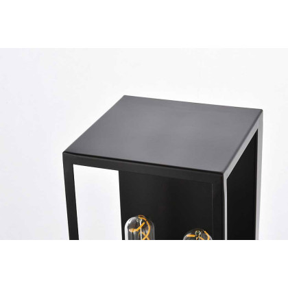 Elegant Voir 2 Lights Wall Sconce - Black (LD7055W6BK)