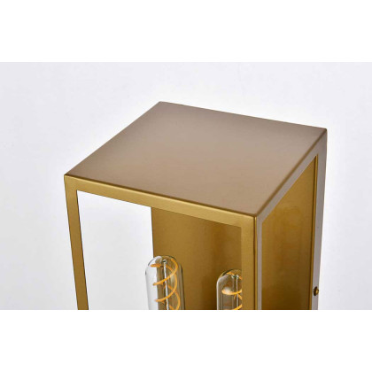 Elegant Voir 2 Lights Wall Sconce - Brass (LD7055W6BR)