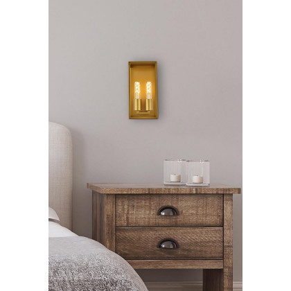 Elegant Voir 2 Lights Wall Sconce - Brass (LD7055W6BR)