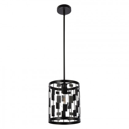 Elegant Levante 1 Light Pendant - Black, L 9" (LD7073D9BK)