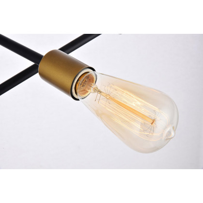 Elegant Pendant Light - Black, L 29" (LD8006D29BK)
