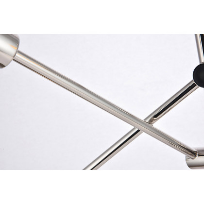 Elegant Pendant Light - Polished Nickel, L 29" (LD8007D29PN)